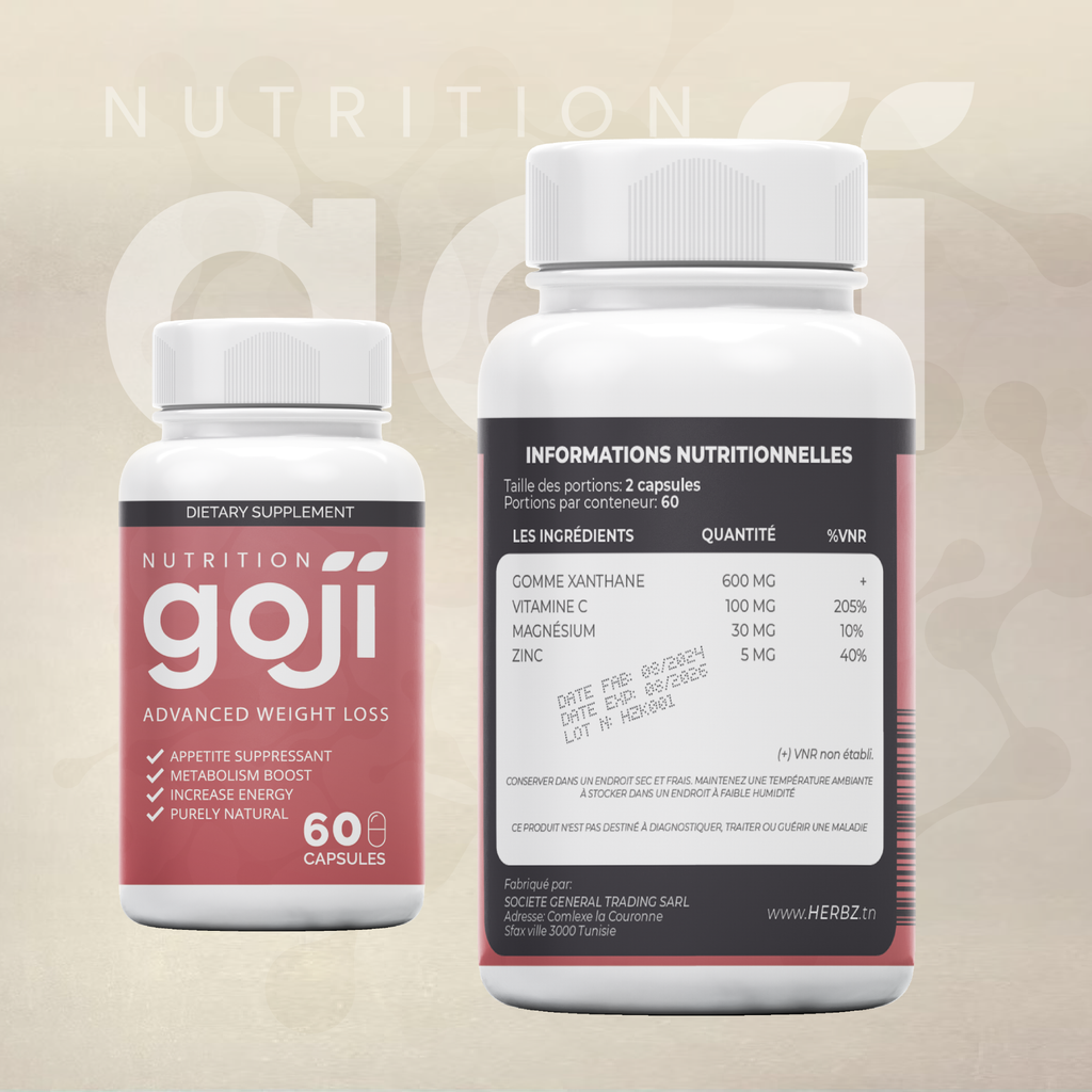 goji nutrition perte de poids (60 gellules)