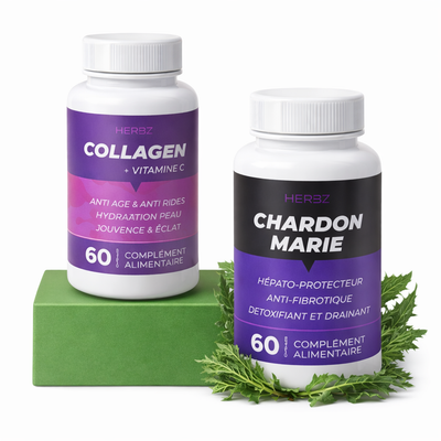 Collagène + Chardon Marie – Perte de Poids & Peau Ferme (120 Capsules)