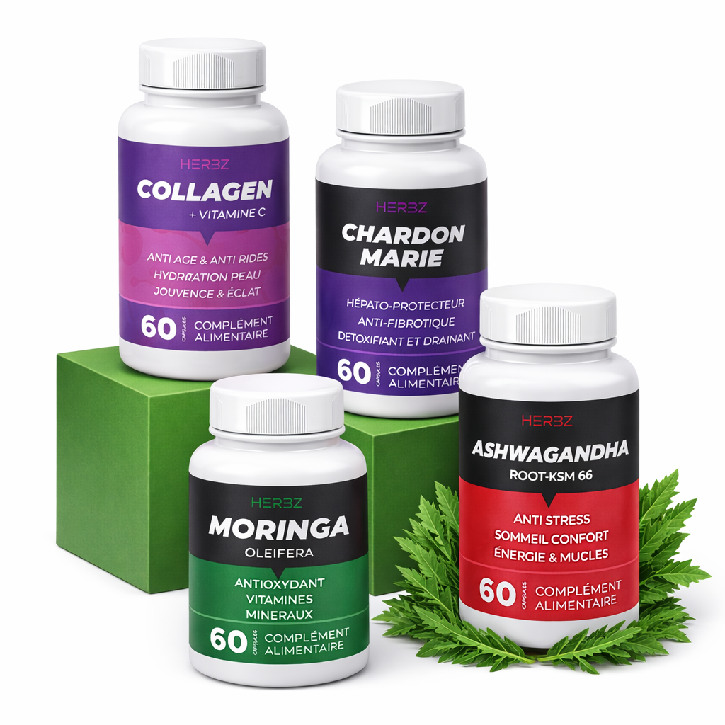 Energy & Vitality Power Pack – Moringa, Ashwagandha, Milk Thistle & Collagen