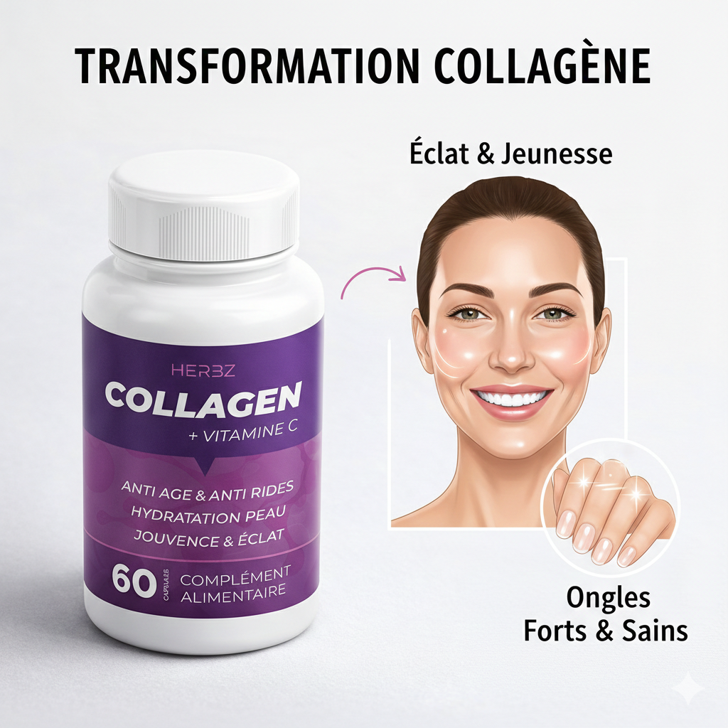 Capsules de collagène marin (60 capsules) – COLLAGEN-HZC001