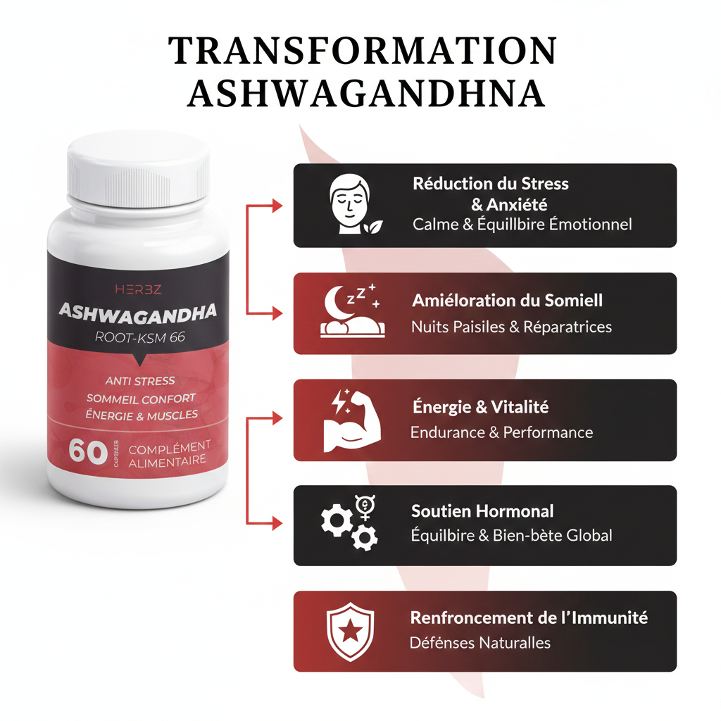 Capsules d’ashwagandha (60 capsules) – ASHWAGANDHA