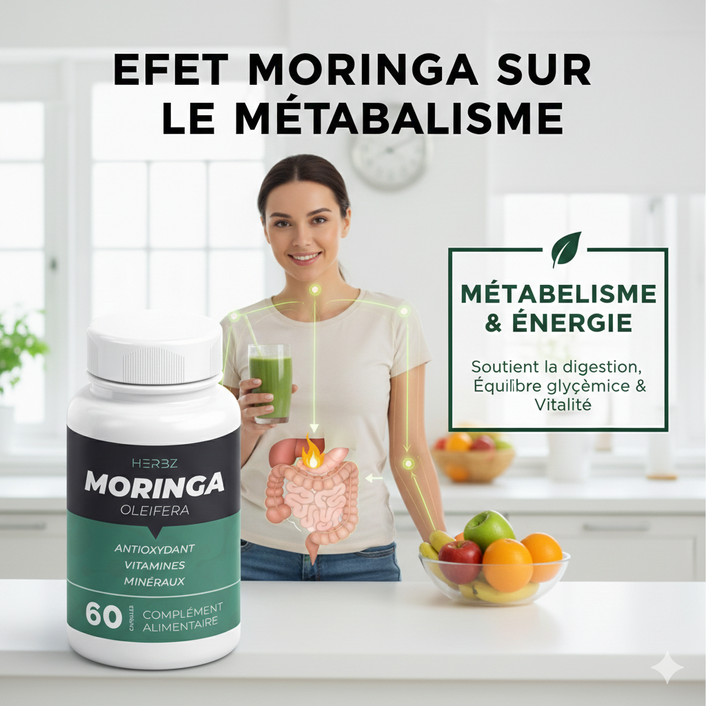 Moringa Olifera 60 Capsules Tunisie